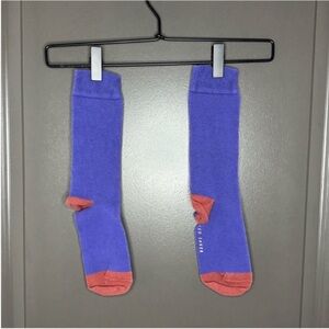 Ted Baker Color-blocked Dress Socks | Purple & Blue